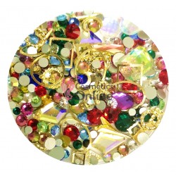 Decor pentru unghii 3D mixt CMX54 Color mix